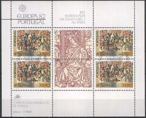 PORTUGAL 1982 Mi-Nr. Block 35 o used