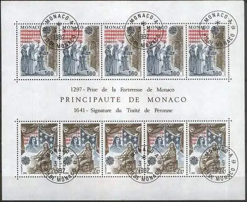 MONACO 1982 Mi-Nr. Block 19 o used