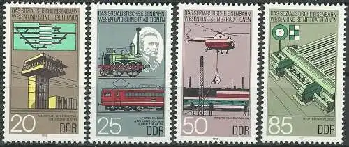 DDR 1985 Mi-Nr. 2968/71 ** MNH