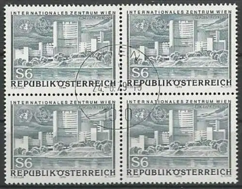 ÖSTERREICH 1979 Mi-Nr. 1617 Viererblock o used - ABO-Ware