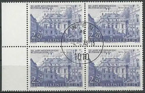 ÖSTERREICH 1973 Mi-Nr. 1423 Viererblock o used - ABO-Ware