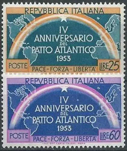 ITALIEN 1953 Mi-Nr. 896/97 ** MNH