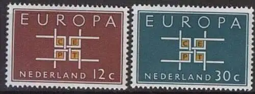 NIEDERLANDE 1963 Mi-Nr. 806/07 ** MNH - CEPT