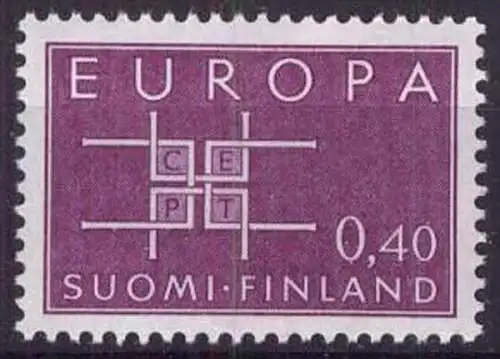 FINNLAND 1963 Mi-Nr. 576 ** MNH - CEPT