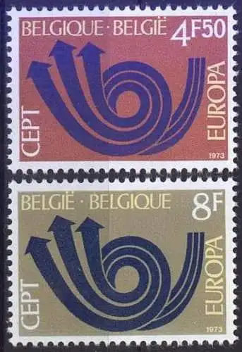 BELGIEN 1973 Mi-Nr. 1722/23 ** MNH - CEPT