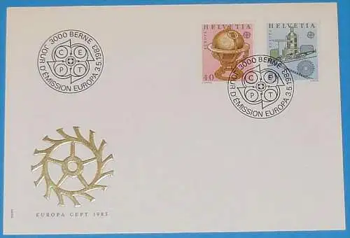 SCHWEIZ 1983 MI-Nr. 1249/50 CEPT FDC