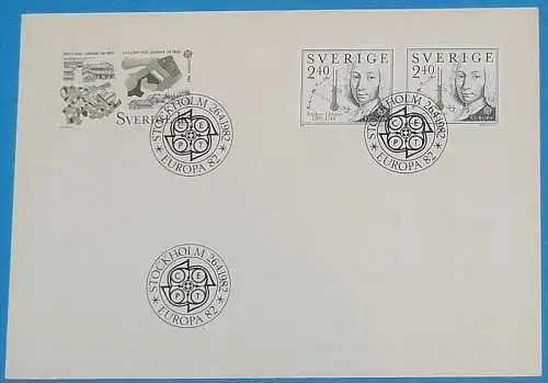 SCHWEDEN 1982 Mi-Nr. 1187/88 CEPT FDC