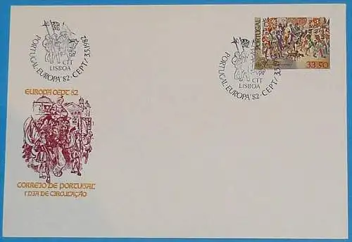 PORTUGAL 1982 Mi-Nr. 1564 CEPT FDC