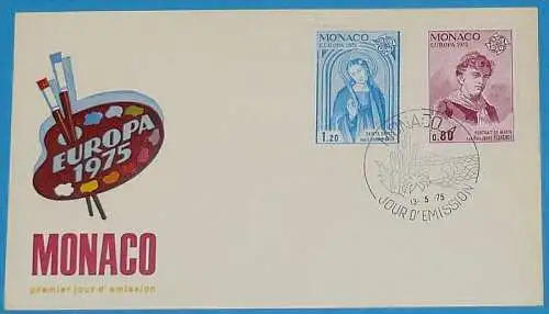 MONACO 1975 Mi-Nr. 1167/68 FDC - CEPT