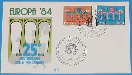 ITALIEN 1984 Mi-Nr. 1886/87 FDC - CEPT