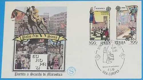 ITALIEN 1981 Mi-Nr. 1748/49 FDC - CEPT