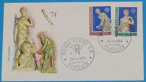 ITALIEN 1974 Mi-Nr. 1440/41 FDC - CEPT