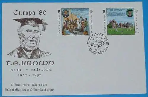 ILE OF MAN 1980 Mi-Nr. 164/65 FDC - CEPT