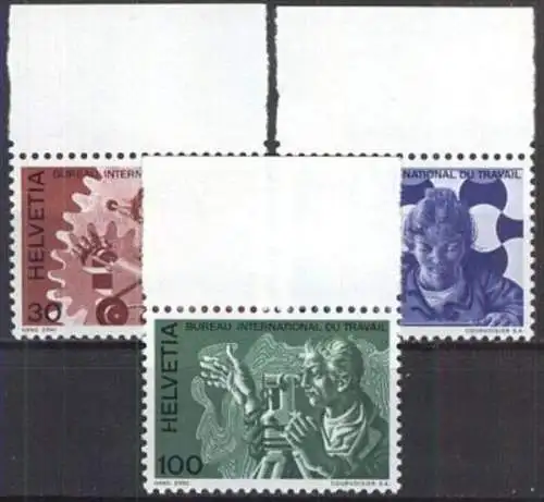 SCHWEIZ 1974 Mi-Nr. BIT 105/07 ** MNH