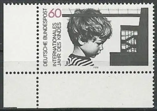 DEUTSCHLAND 1979 Mi-Nr. 1000 Eckrand ** MNH