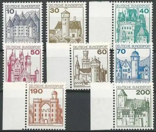 DEUTSCHLAND 1977 Mi-Nr. 913/20 A ** MNH