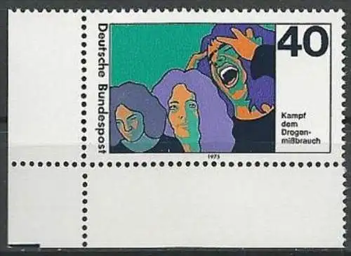 DEUTSCHLAND 1975 Mi-Nr. 864 Eckrand ** MNH