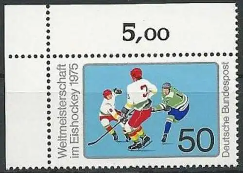 DEUTSCHLAND 1975 Mi-Nr. 835 Eckrand ** MNH