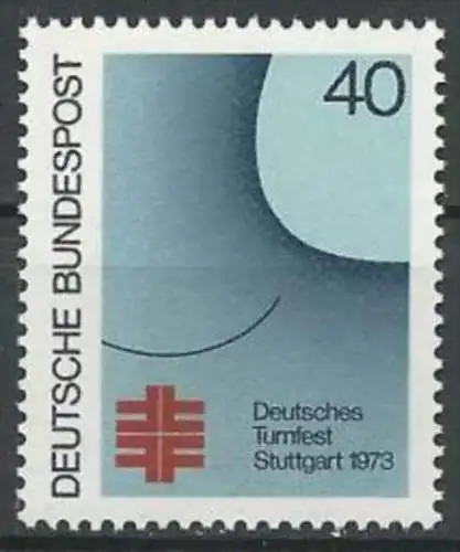 DEUTSCHLAND 1973 Mi-Nr. 763 ** MNH