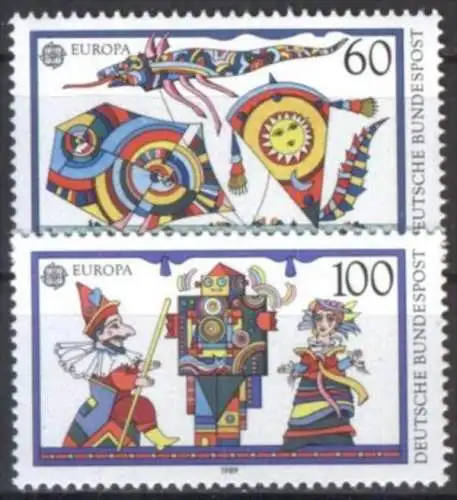 DEUTSCHLAND 1989 Mi-Nr. 1417/18 ** MNH