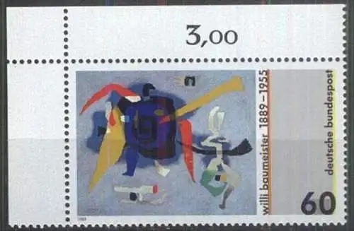 DEUTSCHLAND 1989 Mi-Nr. 1403 Eckrand ** MNH