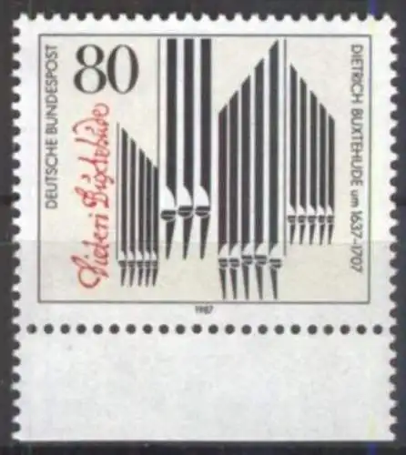 DEUTSCHLAND 1987 Mi-Nr. 1323 ** MNH