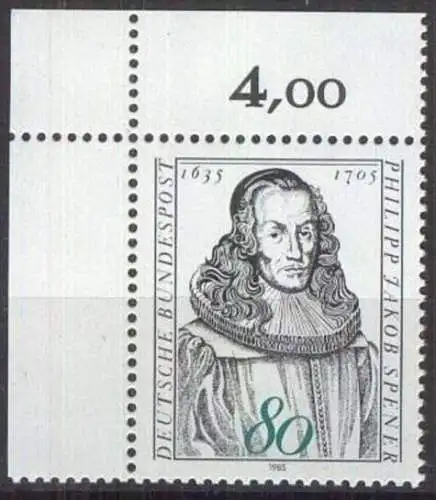 DEUTSCHLAND 1985 Mi-Nr. 1235 Eckrand ** MNH