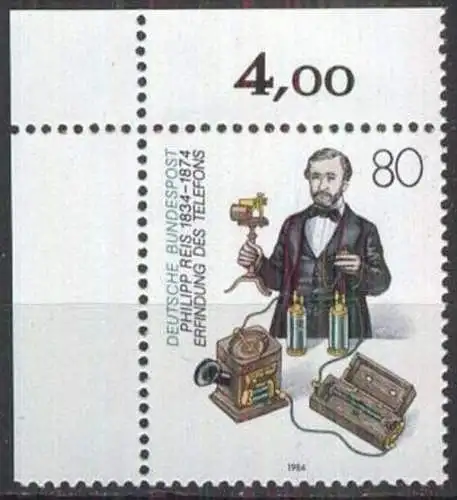 DEUTSCHLAND 1984 Mi-Nr. 1198 Eckrand ** MNH