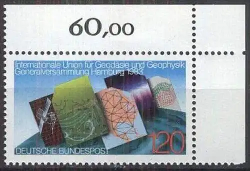 DEUTSCHLAND 1983 Mi-Nr. 1187 Eckrand ** MNH