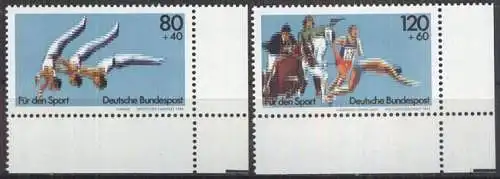 DEUTSCHLAND 1983 Mi-Nr. 1172/73 Eckrand ** MNH