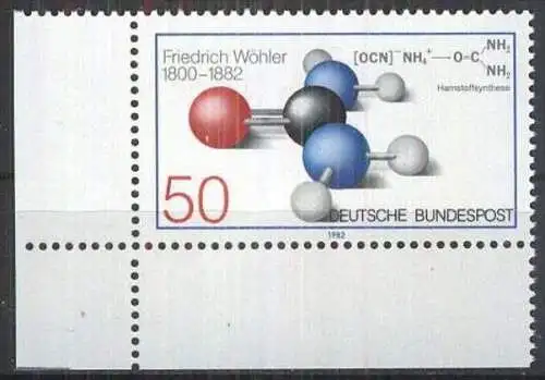 DEUTSCHLAND 1982 Mi-Nr. 1148 Eckrand ** MNH