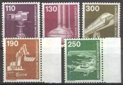 DEUTSCHLAND 1982 Mi-Nr. 1134/38 ** MNH