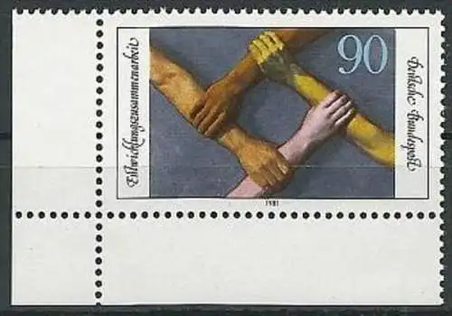 DEUTSCHLAND 1981 Mi-Nr. 1103 Eckrand ** MNH