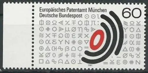 DEUTSCHLAND 1981 Mi-Nr. 1088 ** MNH