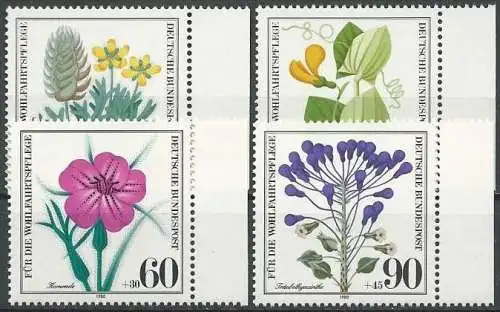 DEUTSCHLAND 1980 Mi-Nr. 1059/62 ** MNH