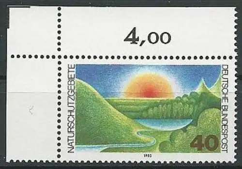 DEUTSCHLAND 1980 Mi-Nr. 1052 Eckrand ** MNH