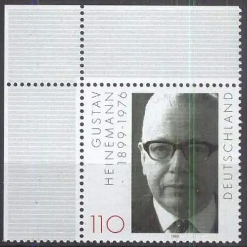 DEUTSCHLAND 1999 Mi-Nr. 2067 Eckrand ** MNH