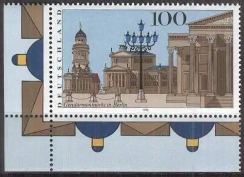 DEUTSCHLAND 1996 Mi-Nr. 1877 Eckrand ** MNH