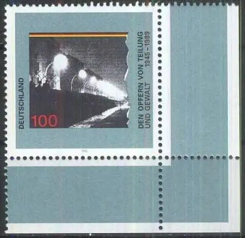 DEUTSCHLAND 1995 Mi-Nr. 1830 Eckrand ** MNH