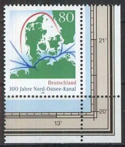 DEUTSCHLAND 1995 Mi-Nr. 1802 Eckrand ** MNH