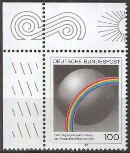 DEUTSCHLAND 1995 Mi-Nr. 1781 Eckrand ** MNH