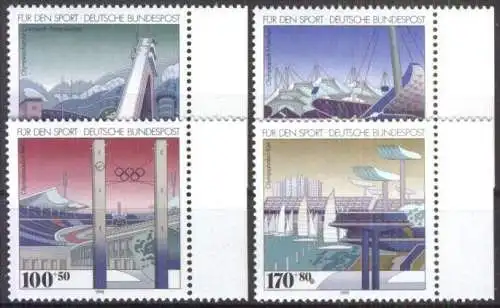 DEUTSCHLAND 1993 Mi-Nr. 1650/53 ** MNH