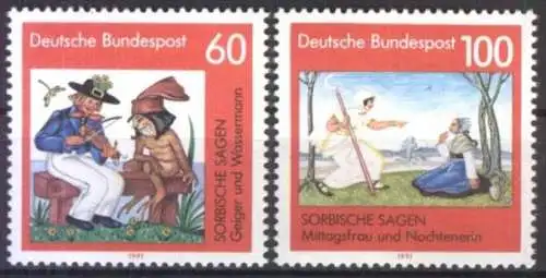 DEUTSCHLAND 1991 Mi-Nr. 1576/77 ** MNH