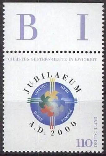 DEUTSCHLAND 2000 Mi-Nr. 2087 ** MNH