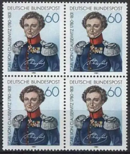 DEUTSCHLAND 1981 Mi-Nr. 1115 Viererblock ** MNH