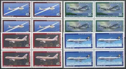 DEUTSCHLAND 1980 Mi-Nr. 1040/43 Viererblock ** MNH