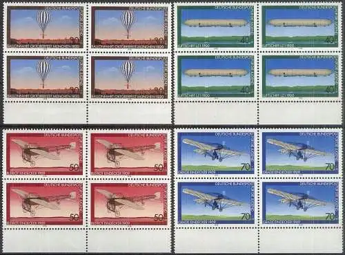 DEUTSCHLAND 1978 Mi-Nr. 964/67 Viererblock ** MNH