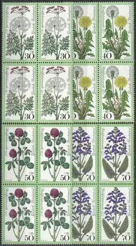 DEUTSCHLAND 1977 Mi-Nr. 949/52 Viererblock ** MNH