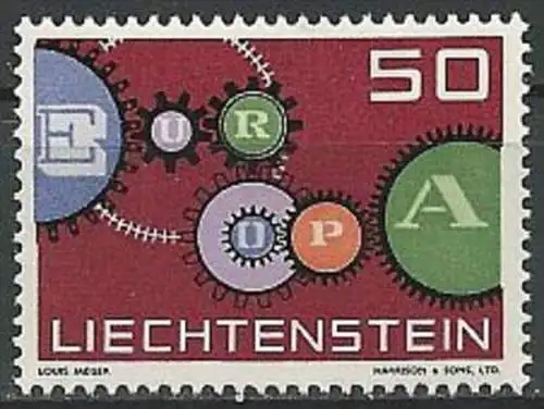 LIECHTENSTEIN 1961 Mi-Nr. 414 ** MNH - CEPT