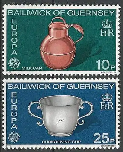 GUERNSEY 1976 Mi-Nr. 133/34 ** MNH - CEPT